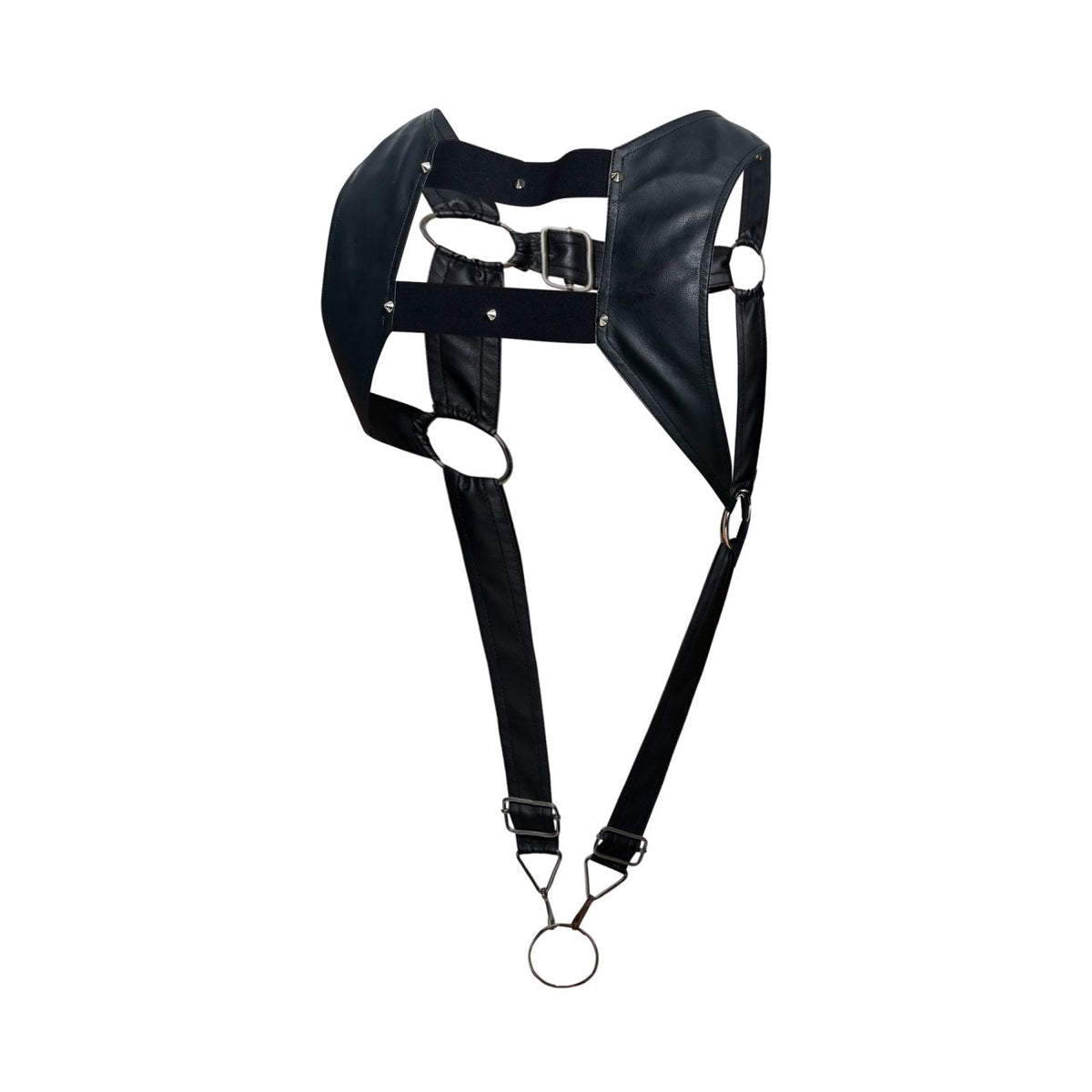 MaleBasics Men's Underwear DMBL08 DNGEON Croptop Cockring Harness Color Black