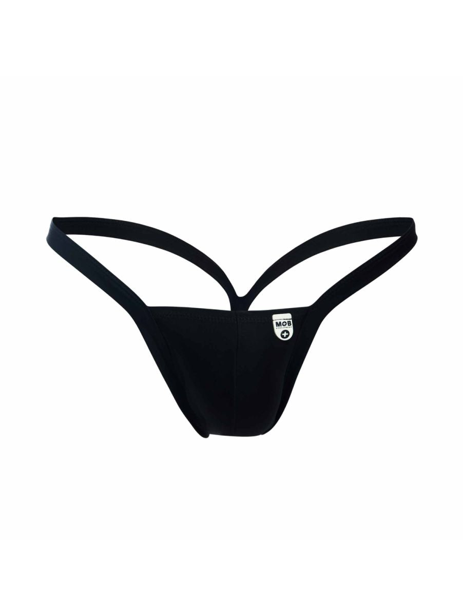 MaleBasics Men's Underwear MBL52 Y Buns Thongs Color Black
