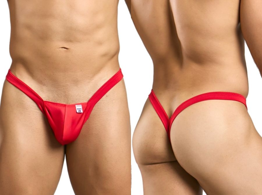 MaleBasics Men's Underwear MBL52 Y Buns Thongs Color Red