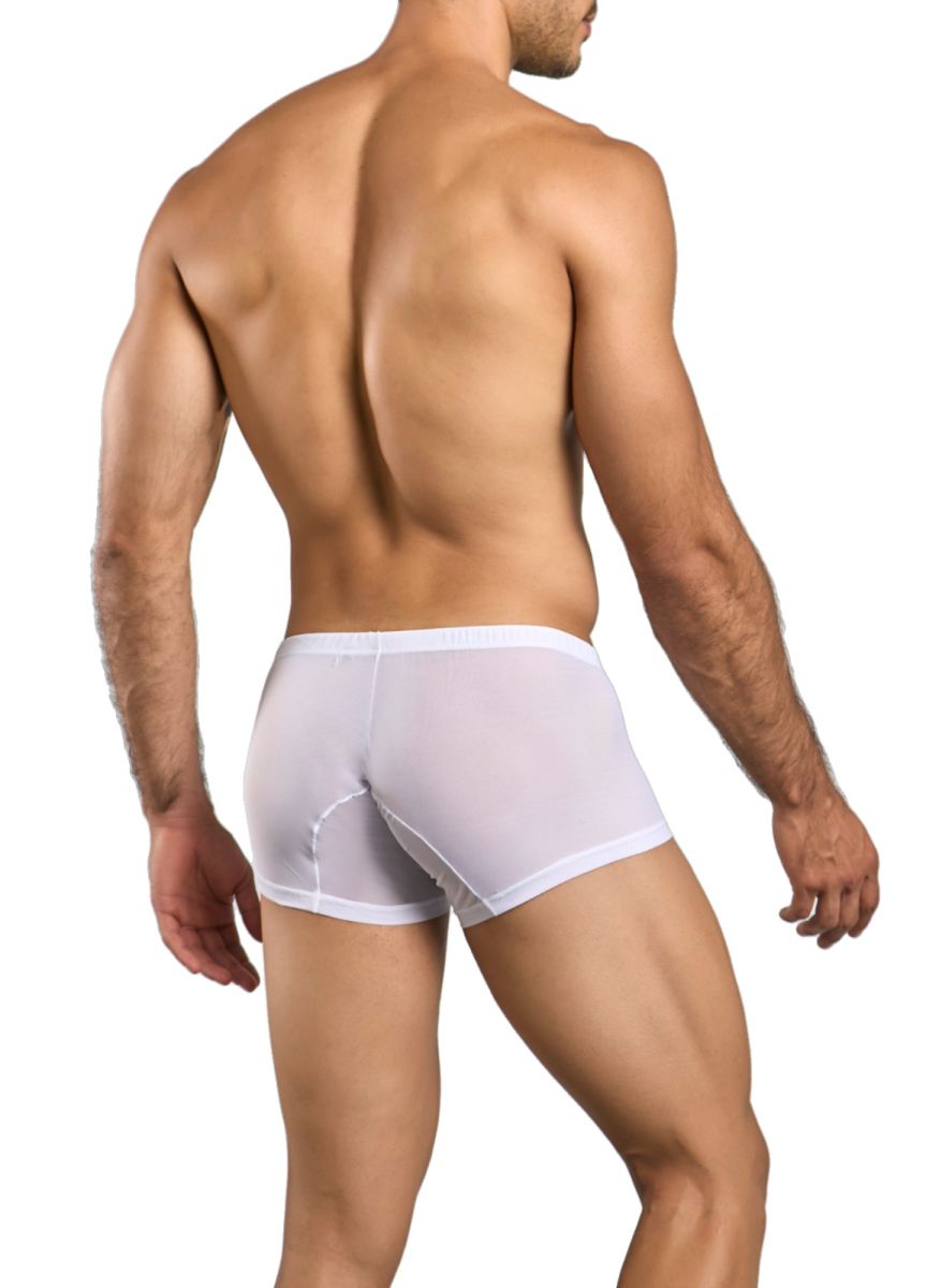 MaleBasics Men's Underwear MBL78 Lace Trunks Color White Mesh