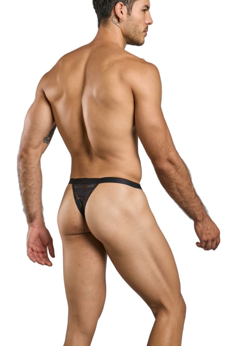 MaleBasics Men's Underwear MBL85 Y Sexy Thongs Color Black Lace