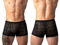 Male Power Men's Underwear 150-305 Ripple Pouch Short Trunks Color Black