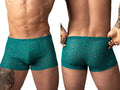 Male Power Men's Underwear 150-305 Ripple Pouch Short Trunks Color Teal