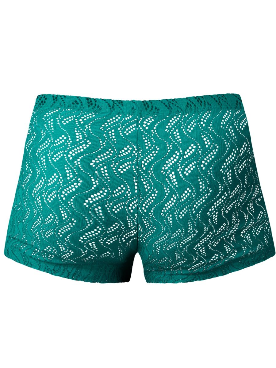 Male Power Men's Underwear 150-305 Ripple Pouch Short Trunks Color Teal