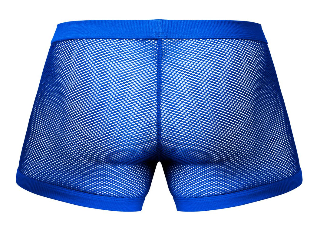 Male Power Men's Underwear 152-11C Fishnet 2 Pouch Short Color Royal