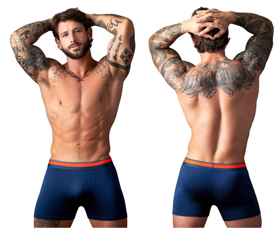 Male Power Men's Underwear 160-299 Soo Cumfy Boxer Brief Color Navy