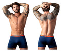 Male Power Men's Underwear 160-299 Soo Cumfy Boxer Brief Color Navy