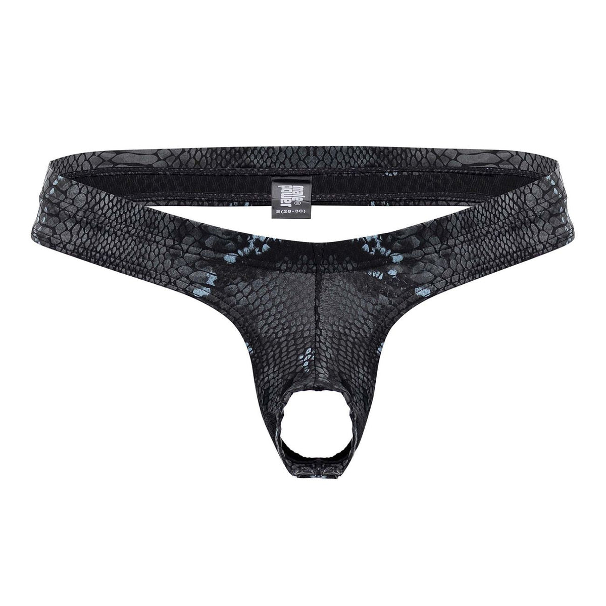 Male Power Men's Underwear 334-282 S-naked Power Sock Color Black-Blue