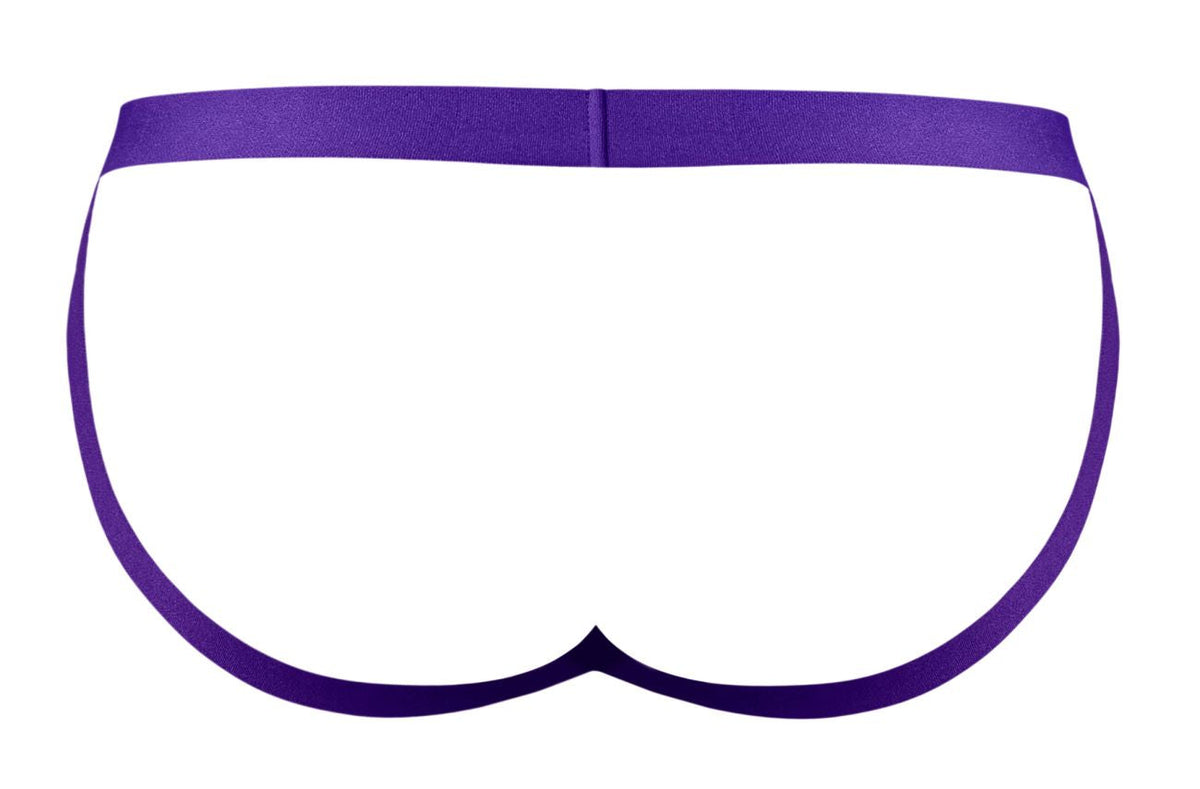 Male Power Men's Underwear 350-302 Eggplant Crossover Jock Color Plum