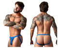 Male Power Men's Underwear 388-11C Fishnet 2 Jockstrap Color Royal