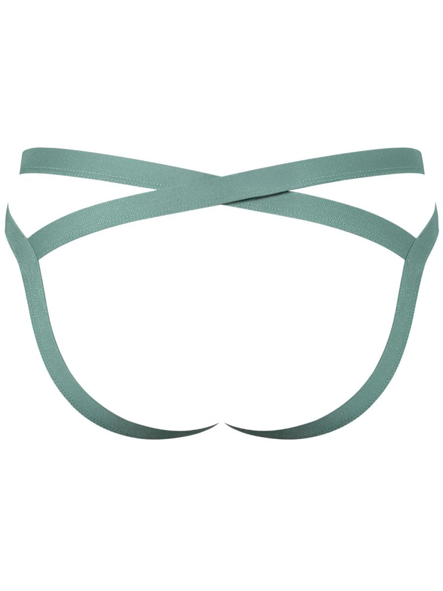 Male Power Men's Underwear 394-308 Eco Cozy Jockstrap Color Green