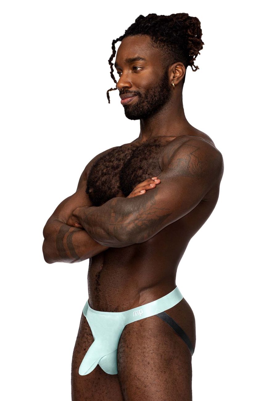 Male Power Men's Underwear 399-281 Easy Breezy Jock Sleeve Color Aqua