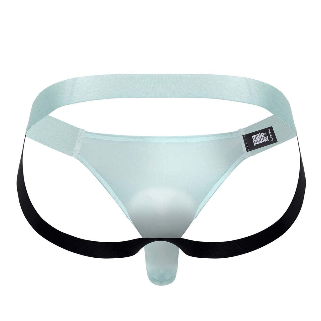 Male Power Men's Underwear 399-281 Easy Breezy Jock Sleeve Color Aqua