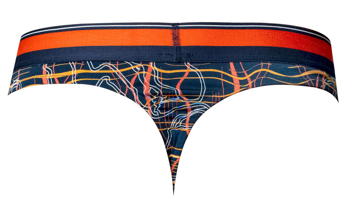 Male Power Men's Underwear 412-299 Soo Cumfy Thongs Color Navy