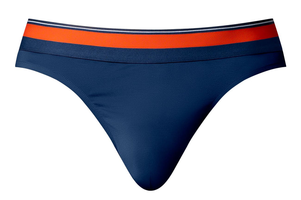 Male Power Men's Underwear 412-299 Soo Cumfy Thongs Color Navy