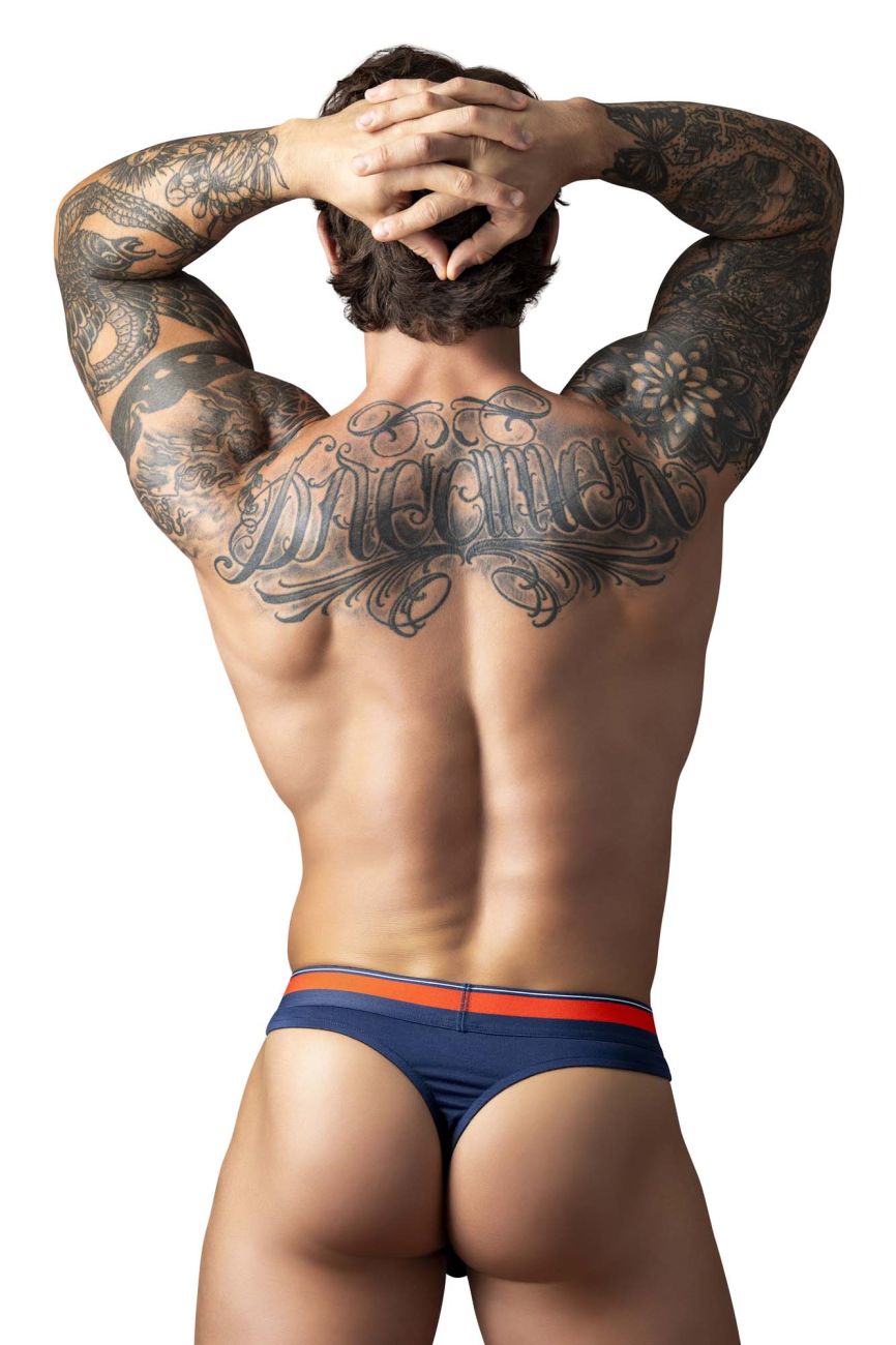 Male Power Men's Underwear 412-299 Soo Cumfy Thongs Color Navy
