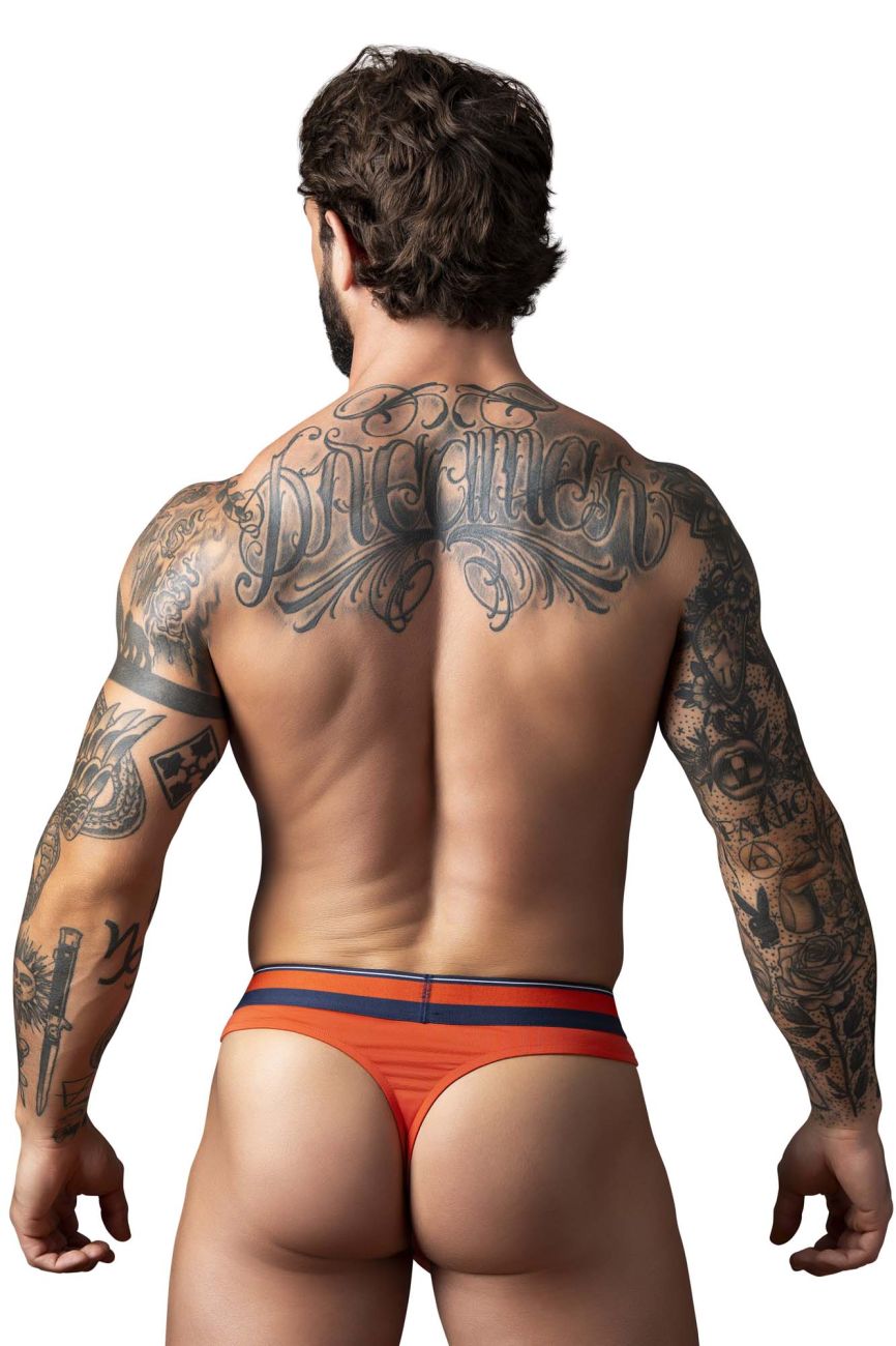 Male Power Men's Underwear 412-299 Soo Cumfy Thongs Color Orange
