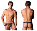 Male Power Men's Underwear 416-291 Love Star Thong with Ring Color Purple