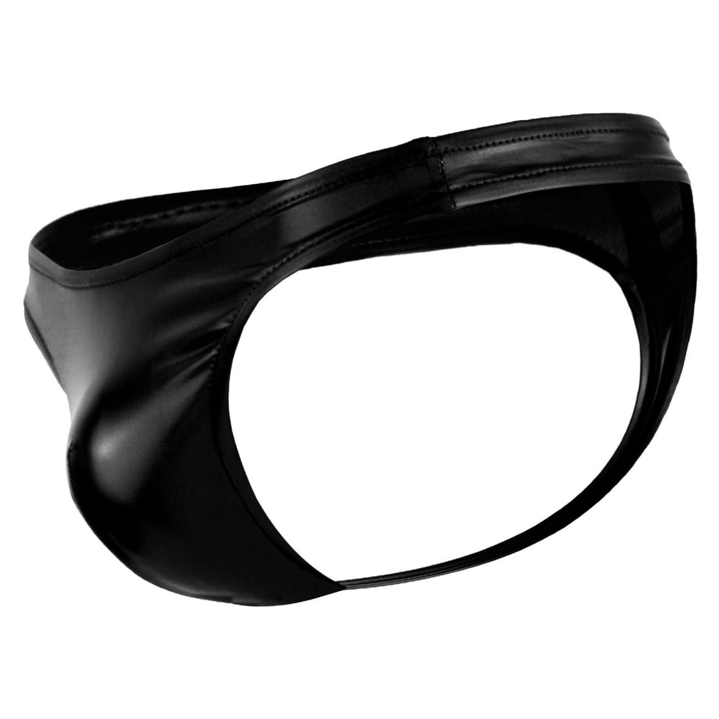 Male Power Men's Underwear 440003 Liquid Onyx Classic Thong Color Black