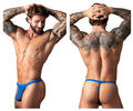 Male Power Men's Underwear 449-11C Fishnet 2 G-String Color Royal