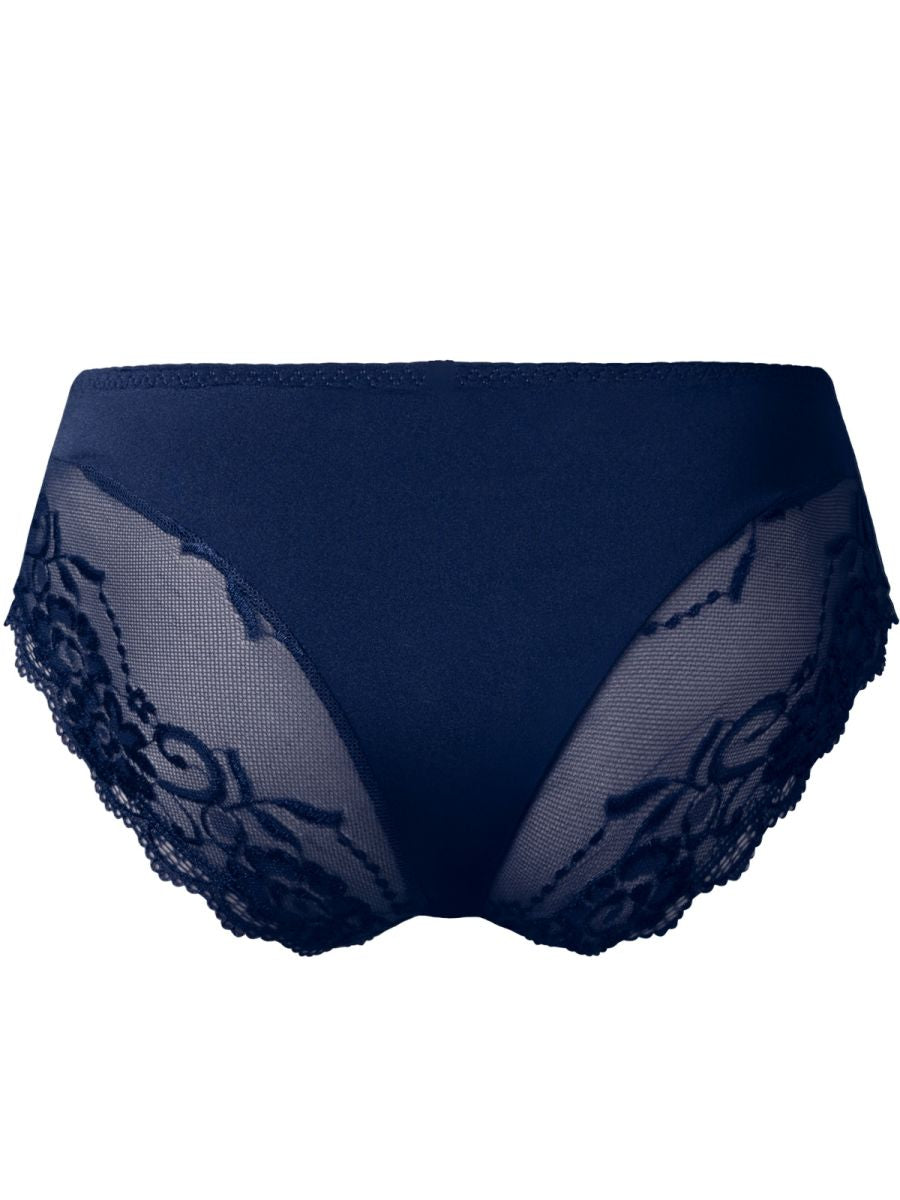 Male Power Men's Underwear 492-280 Sassy Lace Bikini Sold Pouch Color Navy