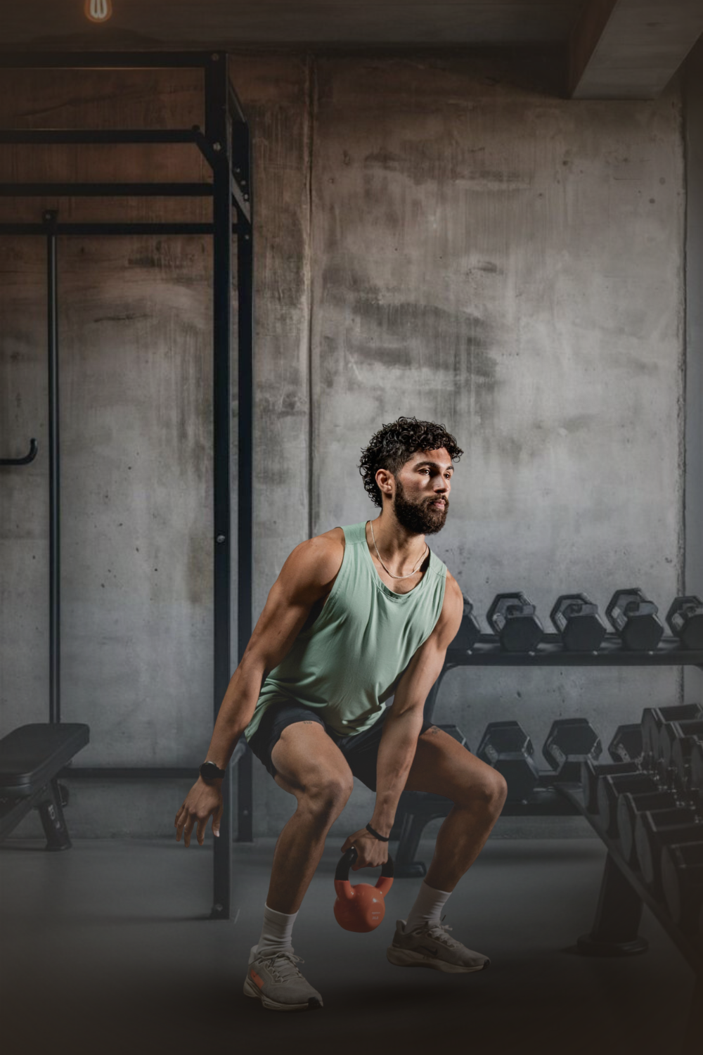 Men's Terra Recovery Tank (Low Light Olive)