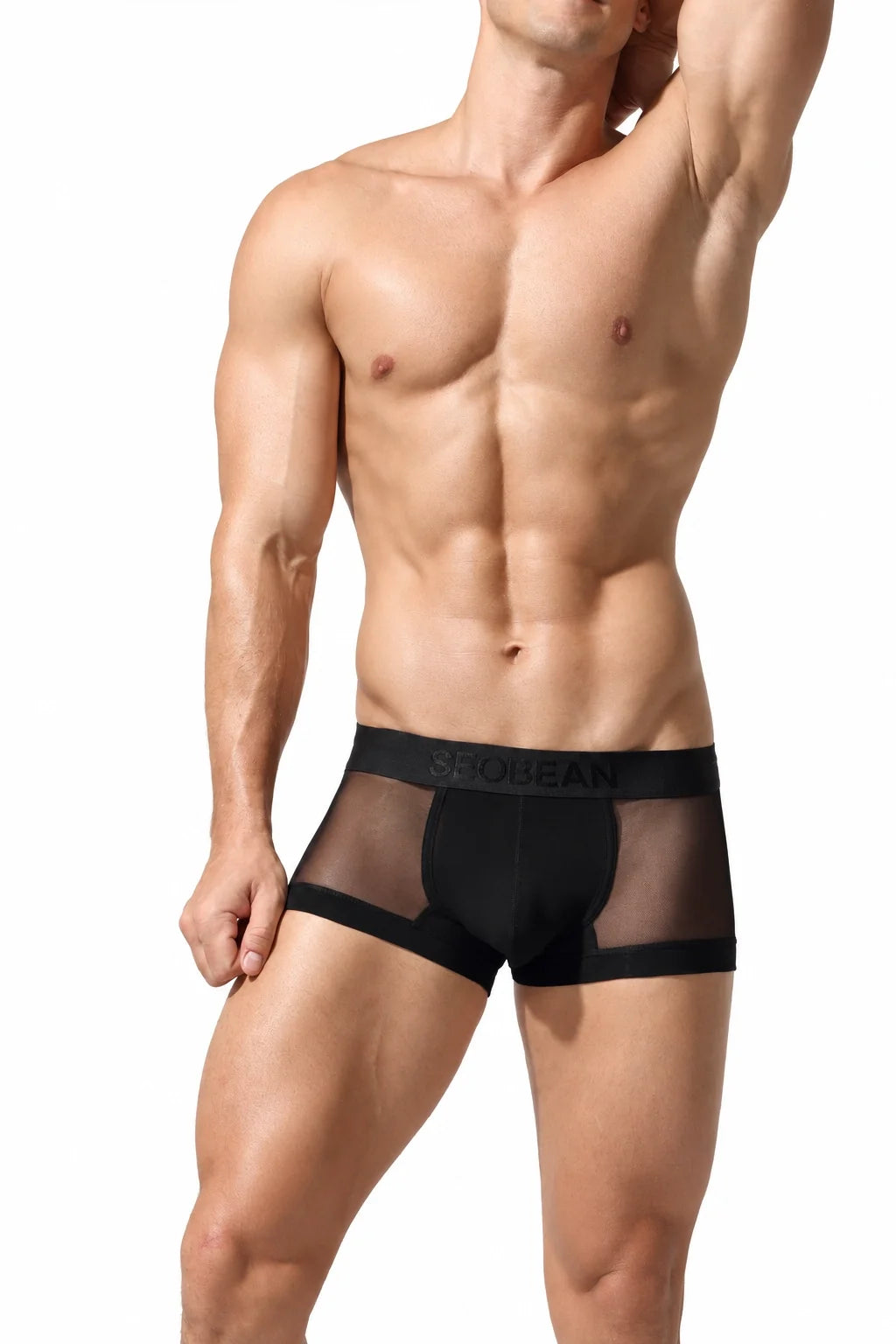 Men’s Transparent Boxer Briefs – Breathable & Sexy