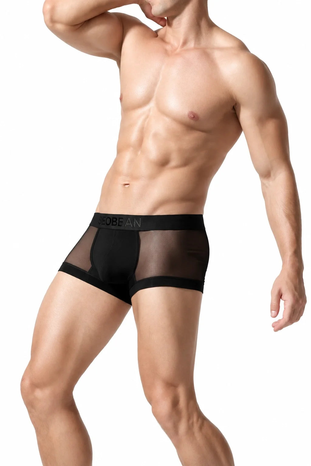 Men’s Transparent Boxer Briefs – Breathable & Sexy