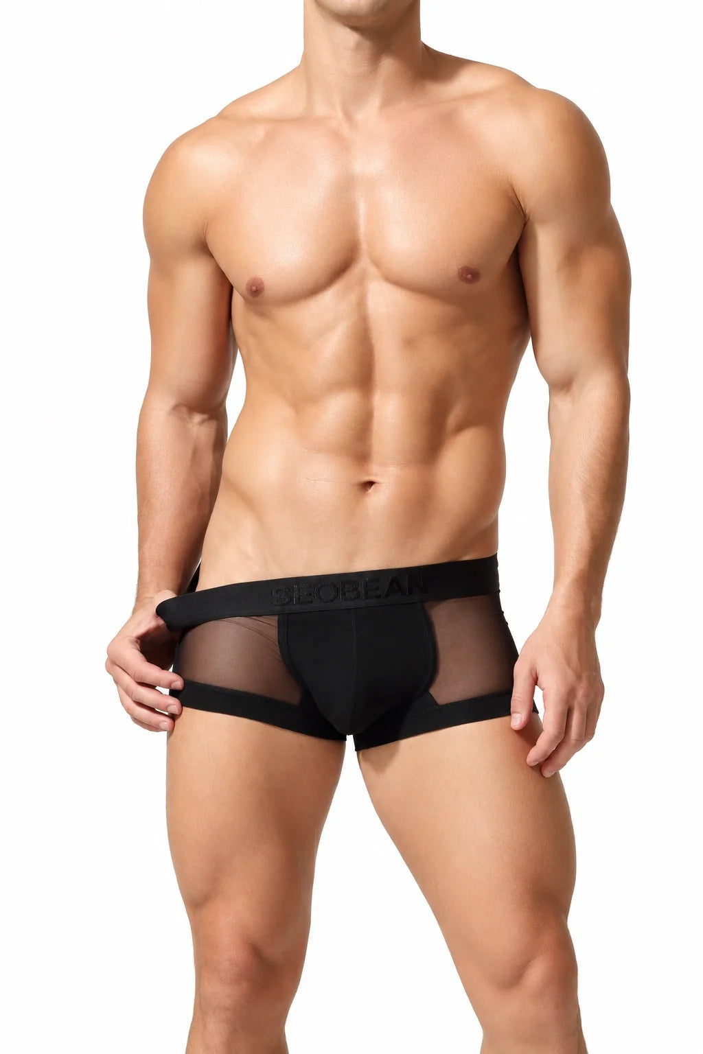 Men’s Transparent Boxer Briefs – Breathable & Sexy