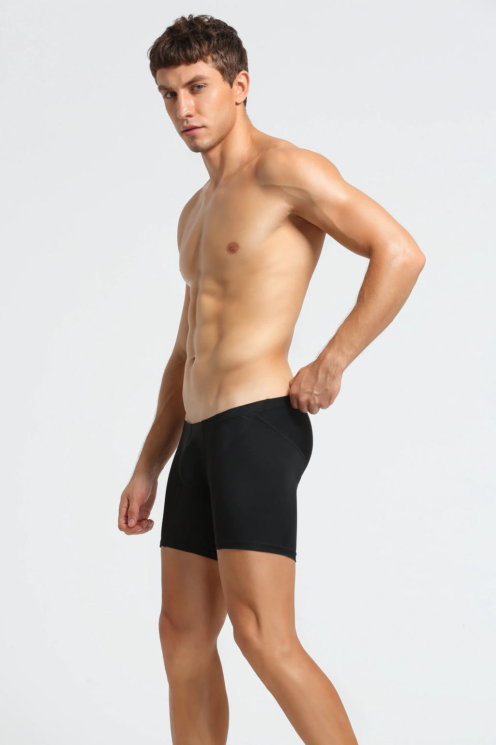 Men’s Long Boxer Shorts - Compression Fit, Soft & Stretchable