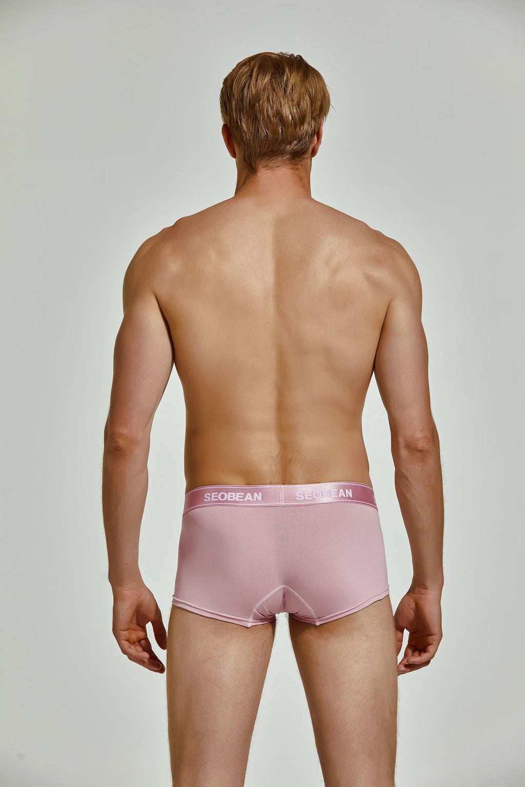 Pastel Cotton Boxer Briefs for Men