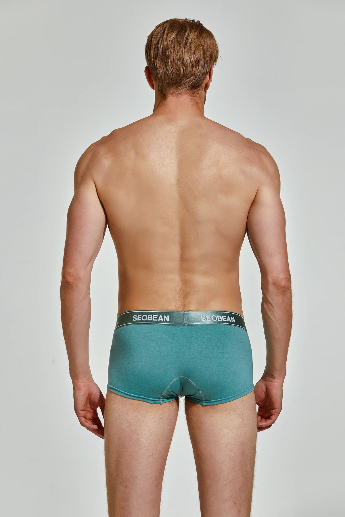 Pastel Cotton Boxer Briefs for Men