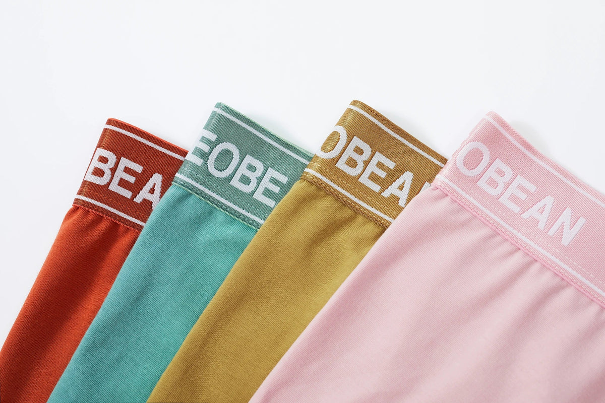 Pastel Cotton Boxer Briefs for Men