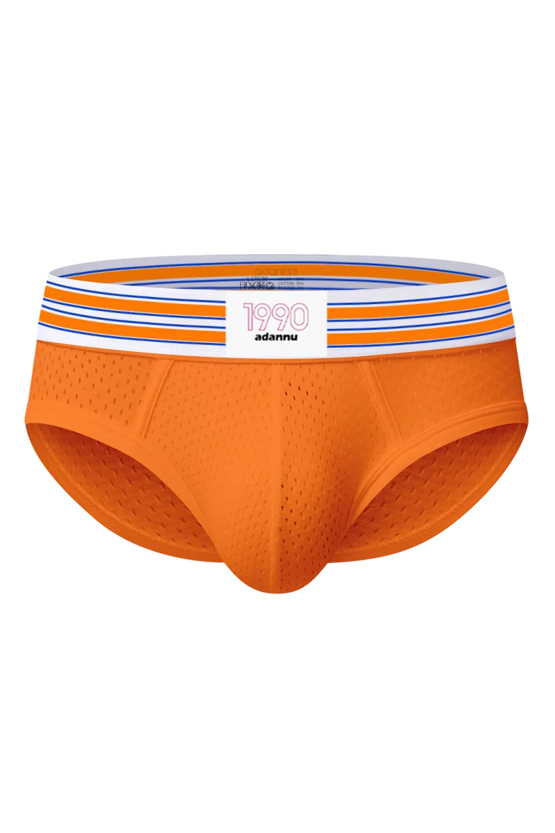 Men’s Mesh Briefs with Detachable Padding for Enhanced Shape