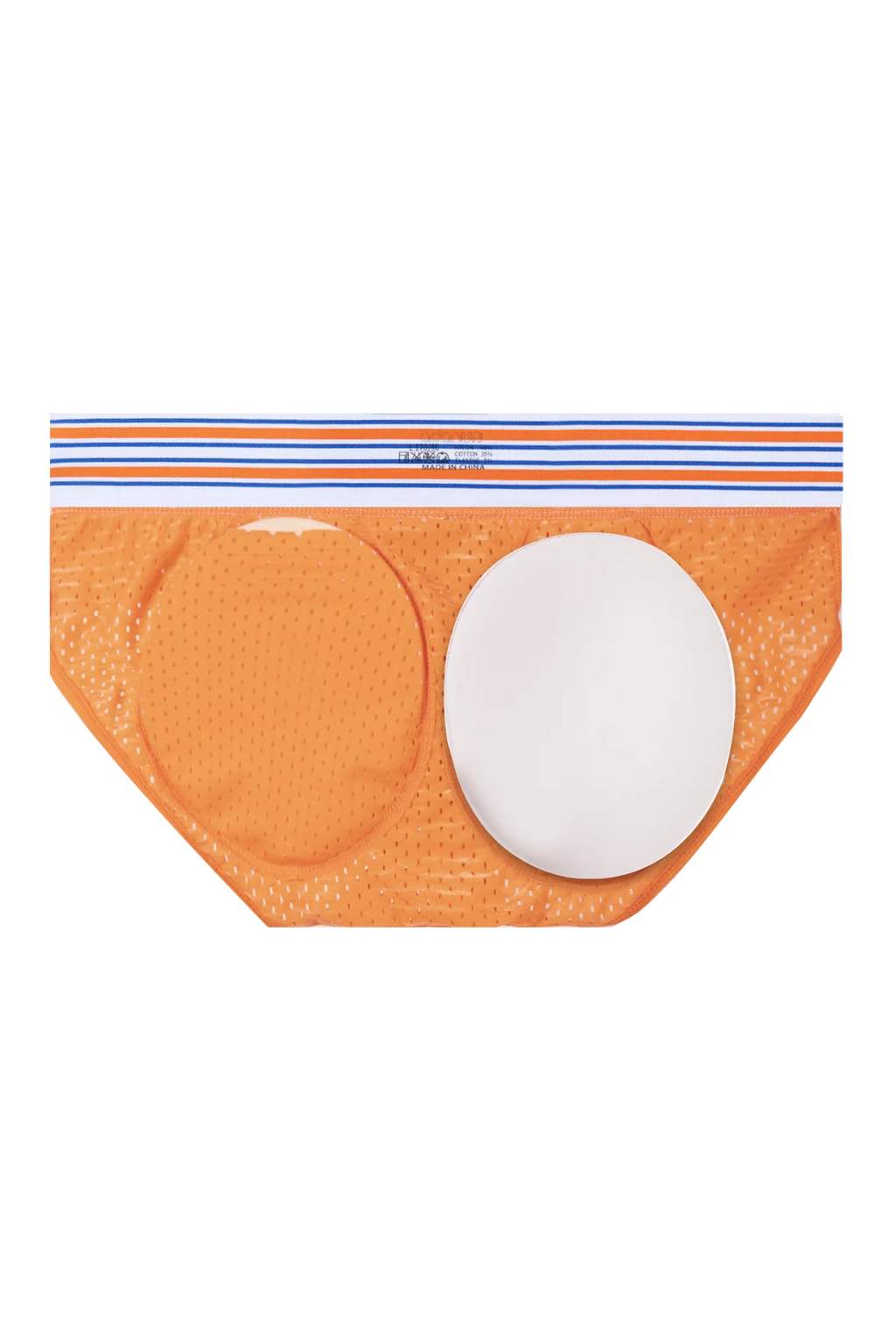 Men’s Mesh Briefs with Detachable Padding for Enhanced Shape