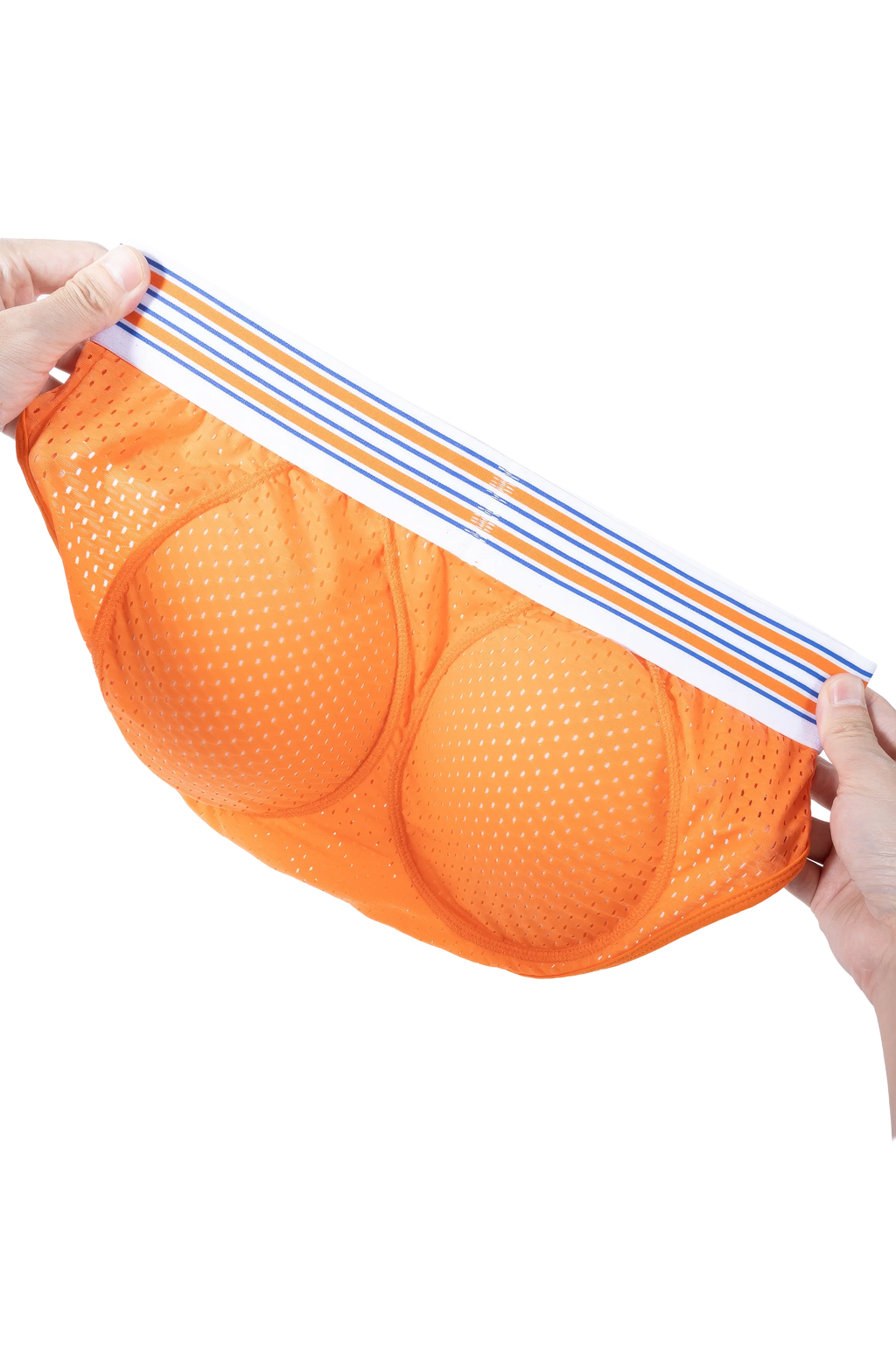 Men’s Mesh Briefs with Detachable Padding for Enhanced Shape