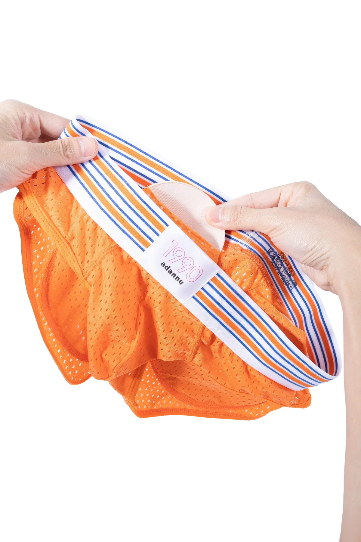 Men’s Mesh Briefs with Detachable Padding for Enhanced Shape