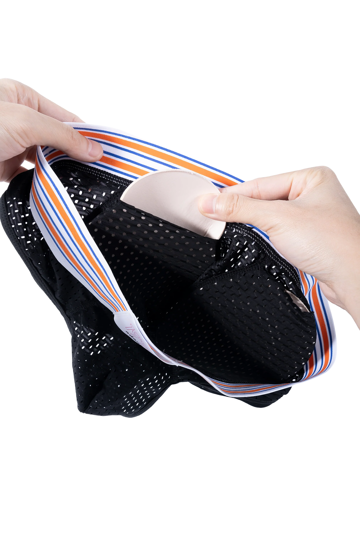Men’s Mesh Briefs with Detachable Padding for Enhanced Shape
