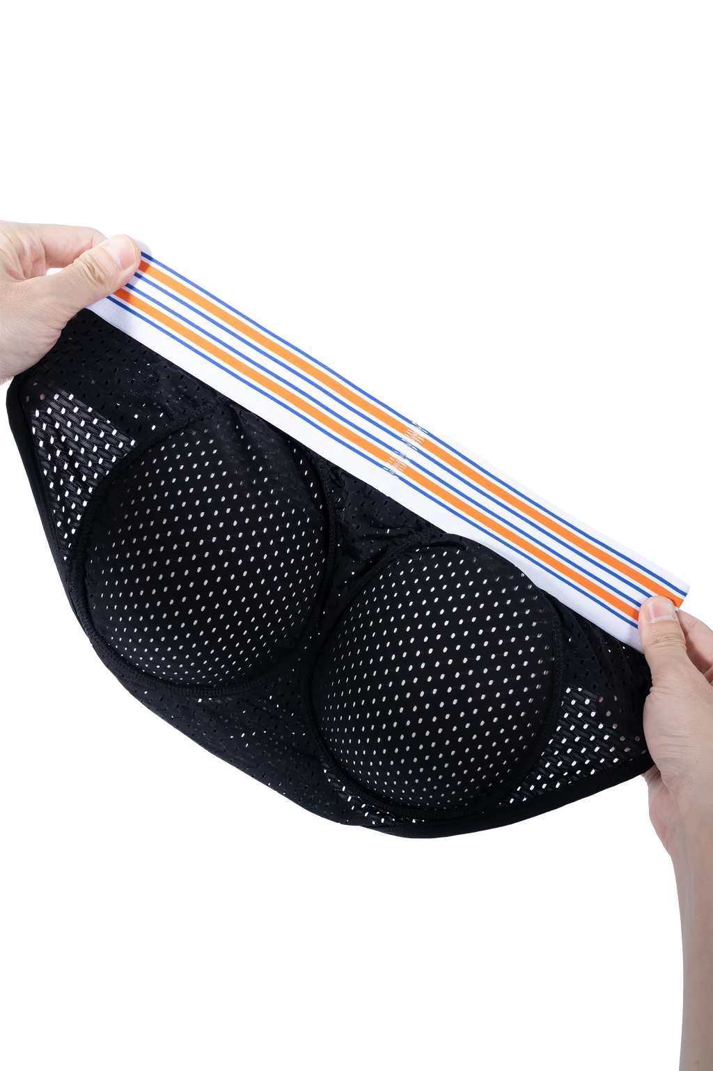 Men’s Mesh Briefs with Detachable Padding for Enhanced Shape