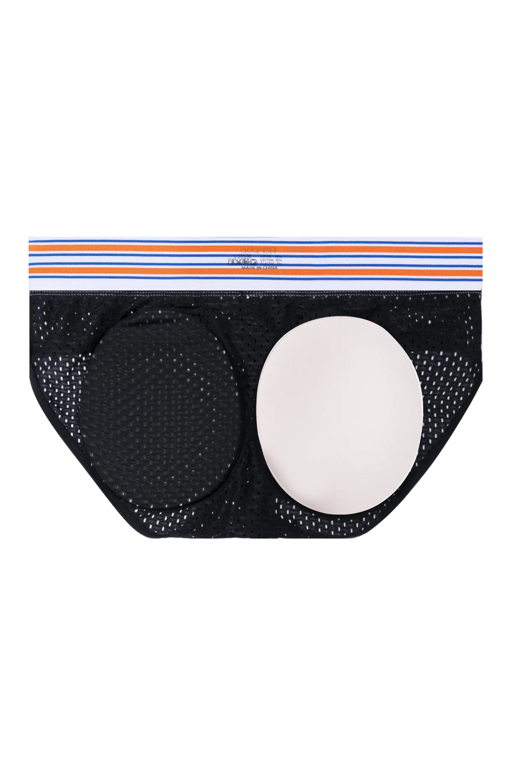 Men’s Mesh Briefs with Detachable Padding for Enhanced Shape