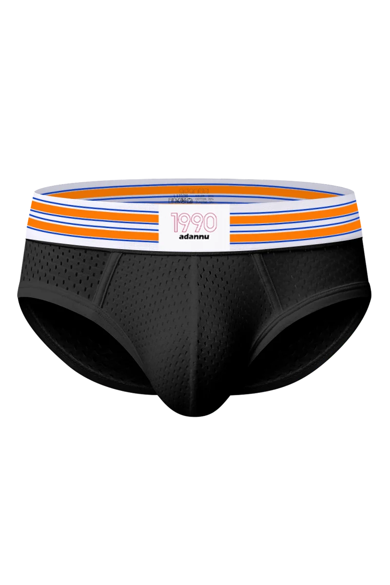 Men’s Mesh Briefs with Detachable Padding for Enhanced Shape