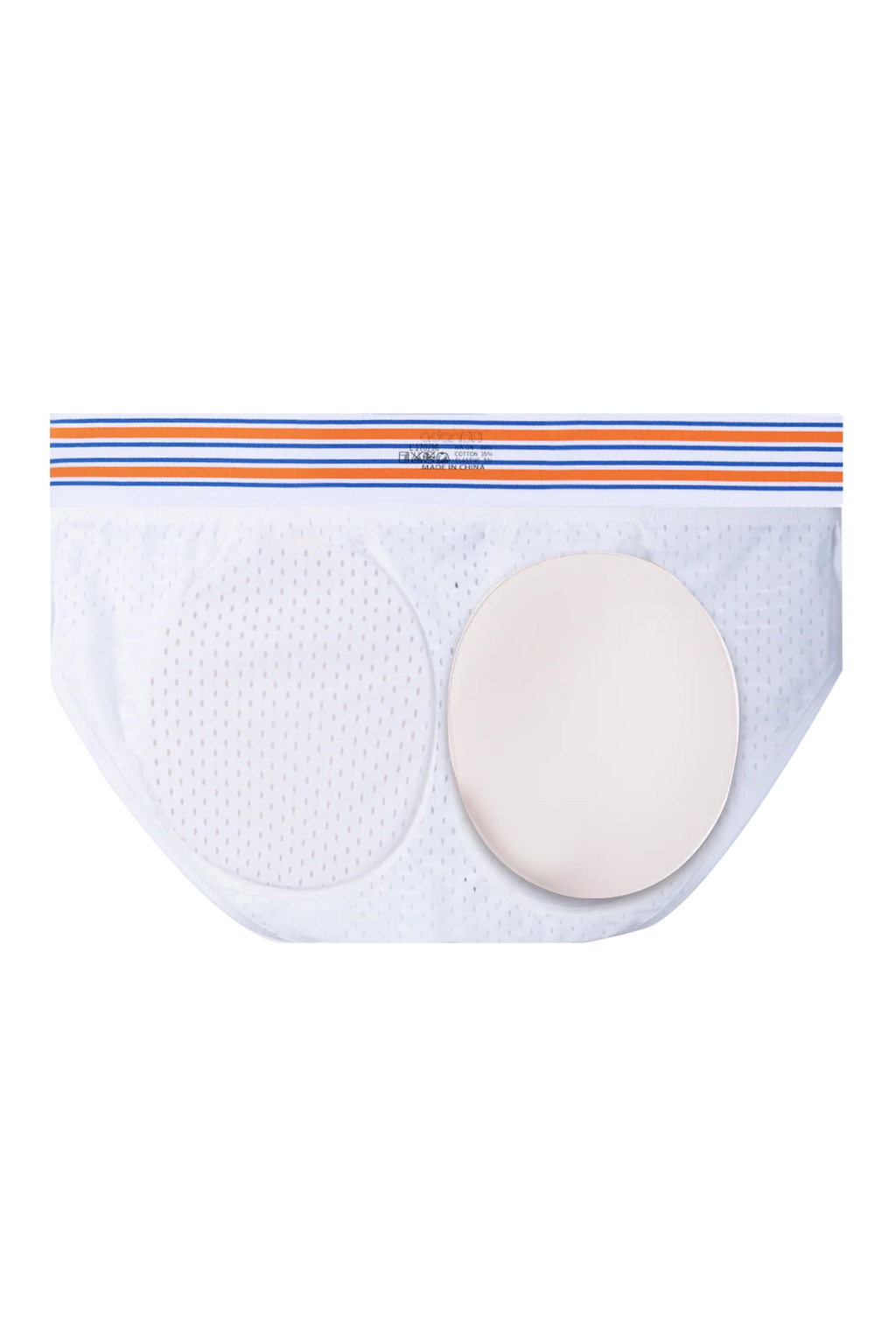 Men’s Mesh Briefs with Detachable Padding for Enhanced Shape