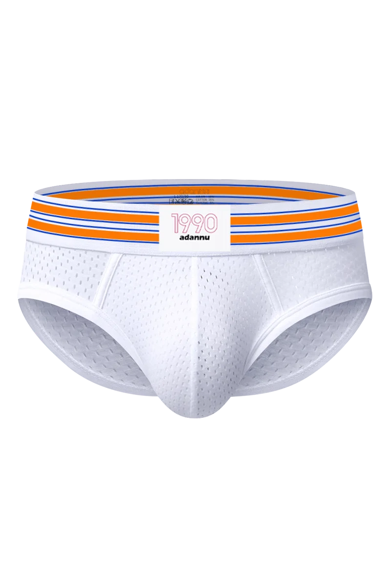 Men’s Mesh Briefs with Detachable Padding for Enhanced Shape