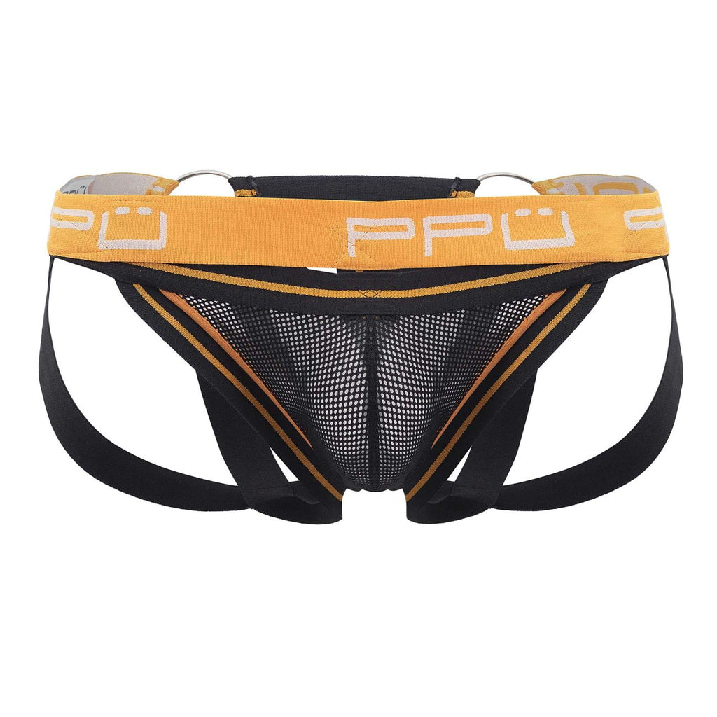 PPU Men's Underwear 2305 Mesh Jockstrap Color Orange