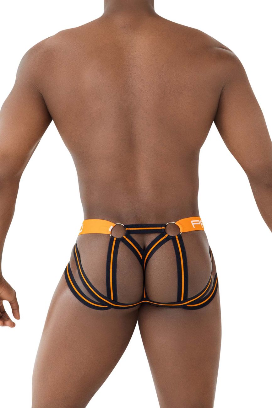 PPU Men's Underwear 2305 Mesh Jockstrap Color Orange