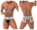 PPU Men's Underwear 2305 Mesh Jockstrap Color White