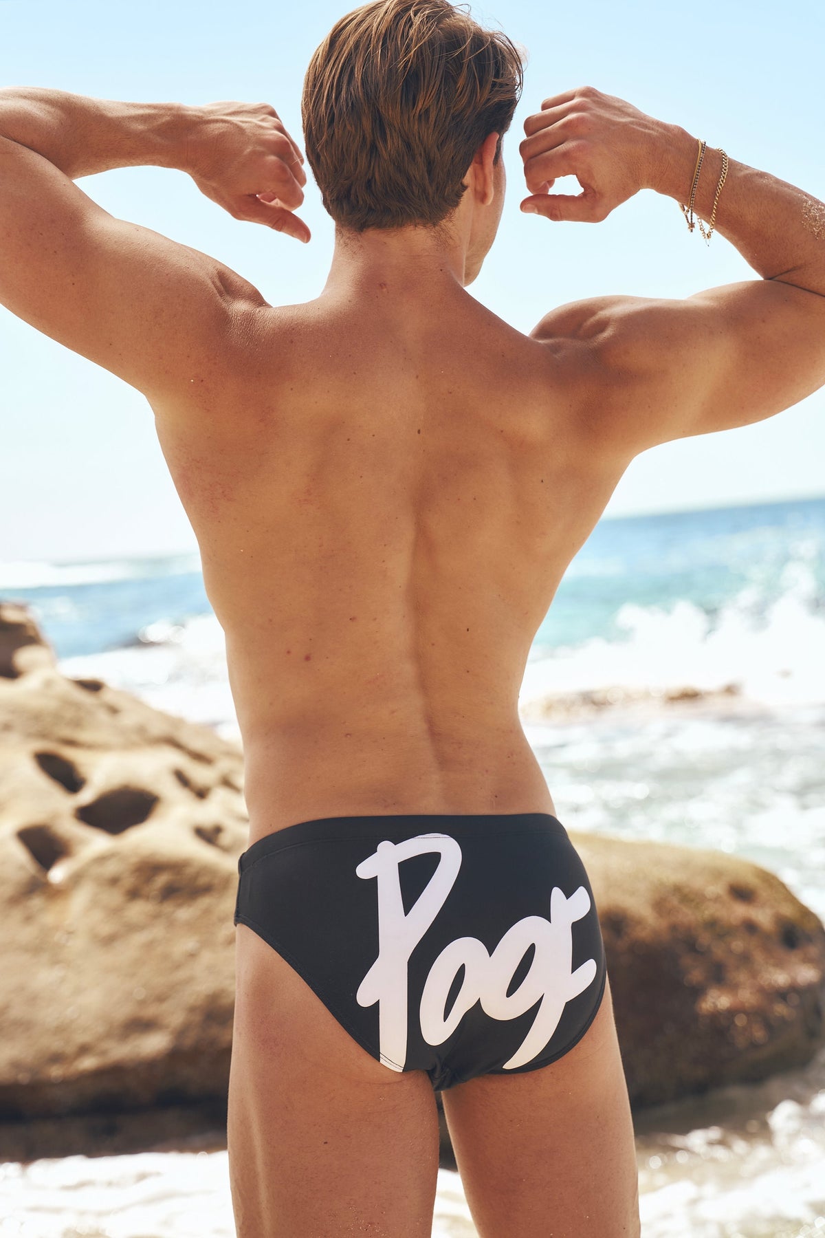 THE POOF SWIMWEAR BRIEF BLACK