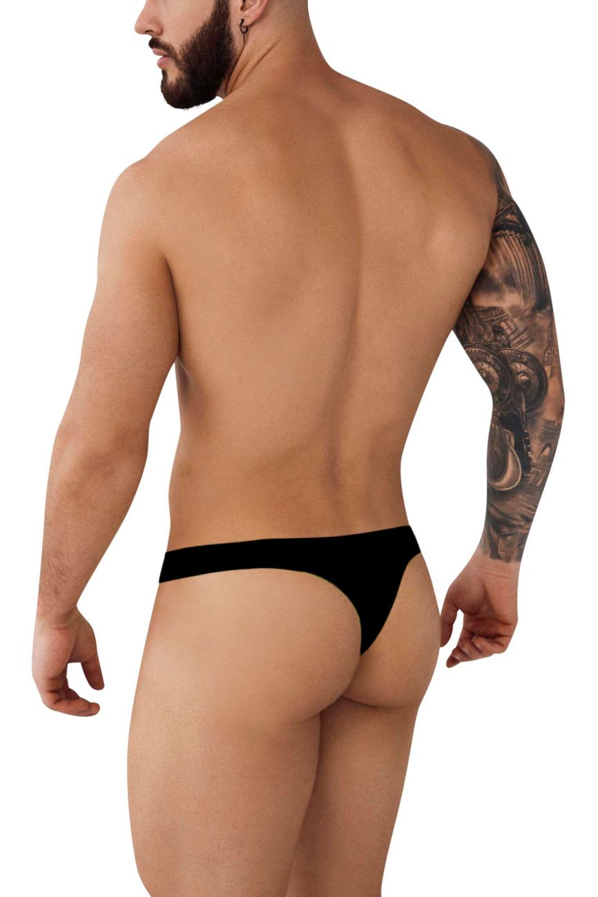 Pikante Men's Underwear PIK 0978X Angola Thongs Color Black