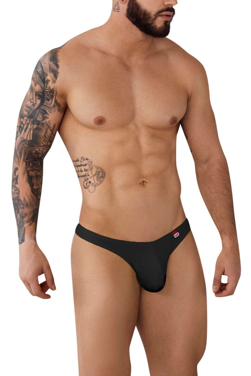 Pikante Men's Underwear PIK 0978X Angola Thongs Color Black