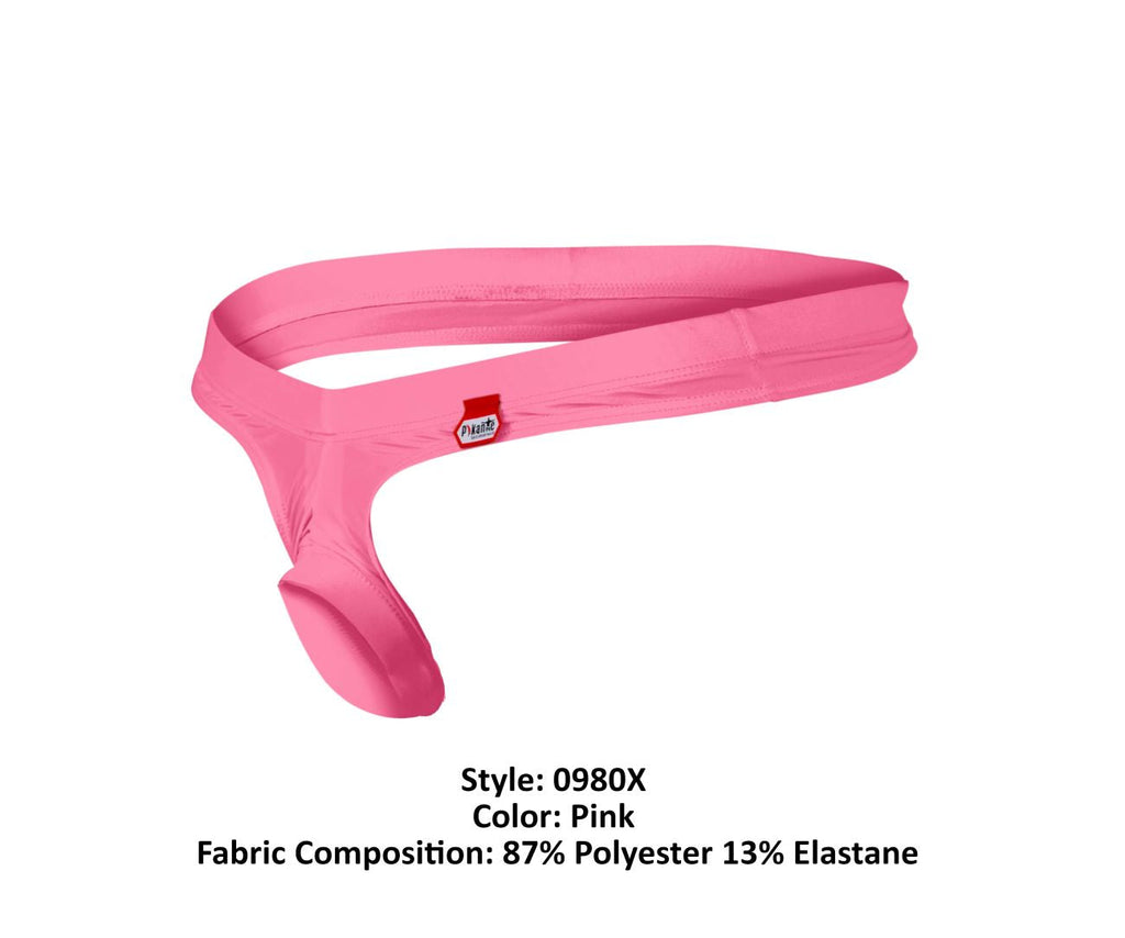 Pikante Men's Underwear PIK 0980X Angola Ball Lifter C-Ring Color Pink